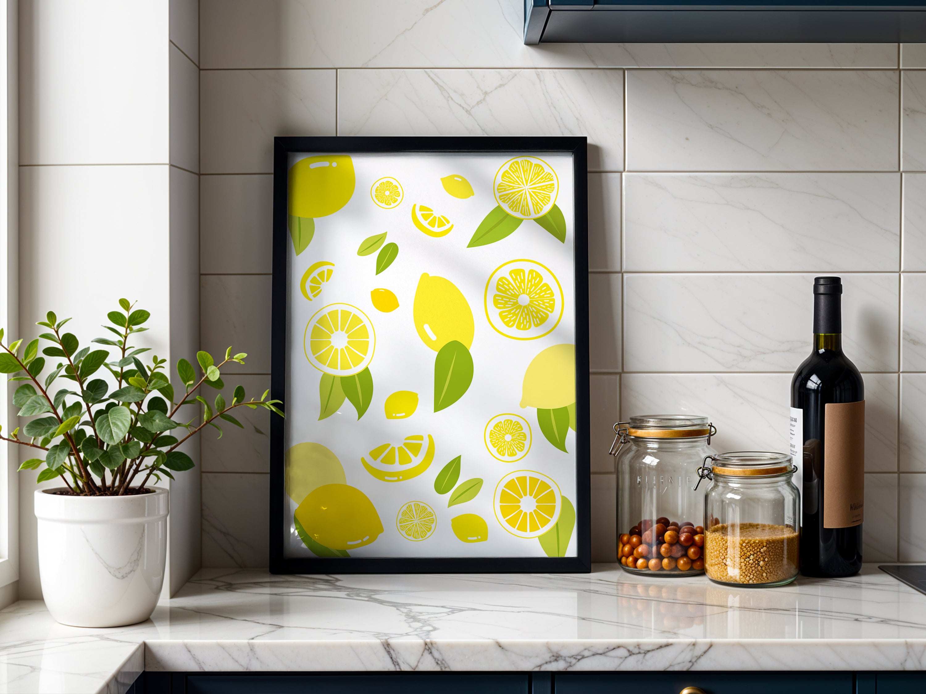 Obst-Wandbild