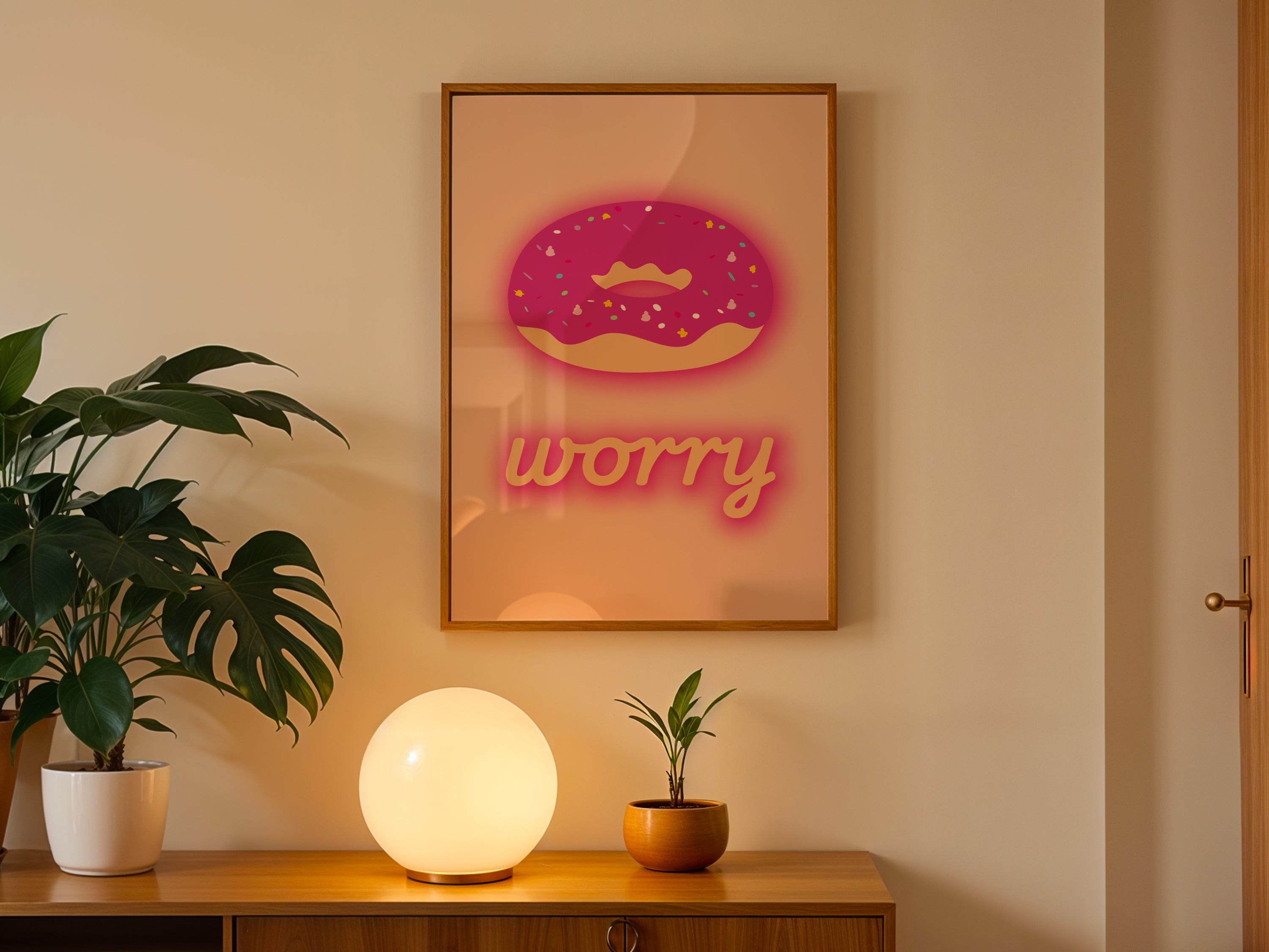 Donut Worry Poster