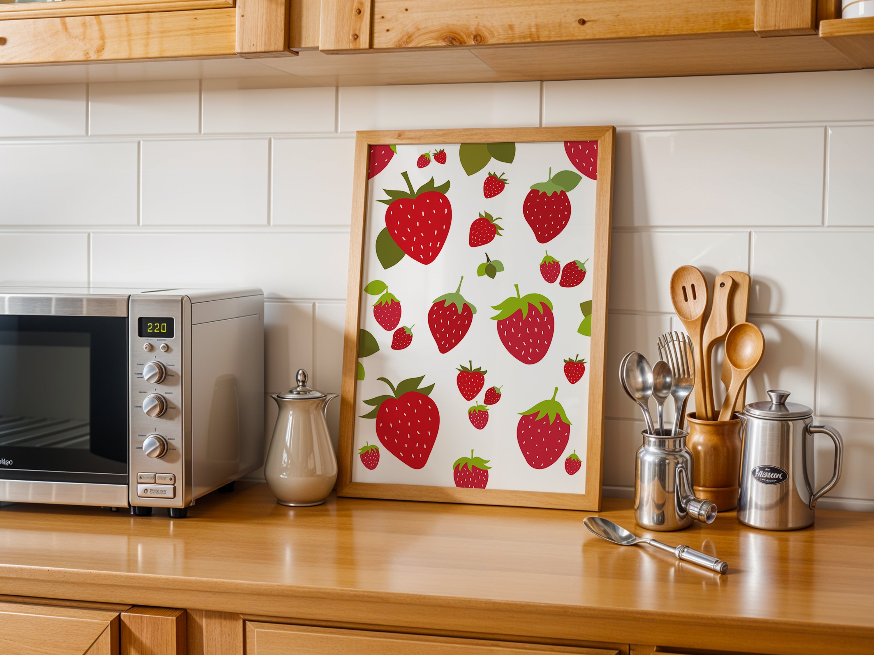 Obst-Wandbild