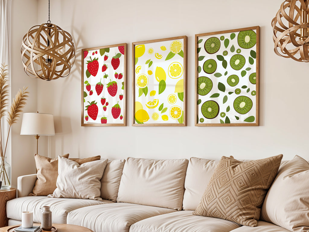 Obst-Wandbild