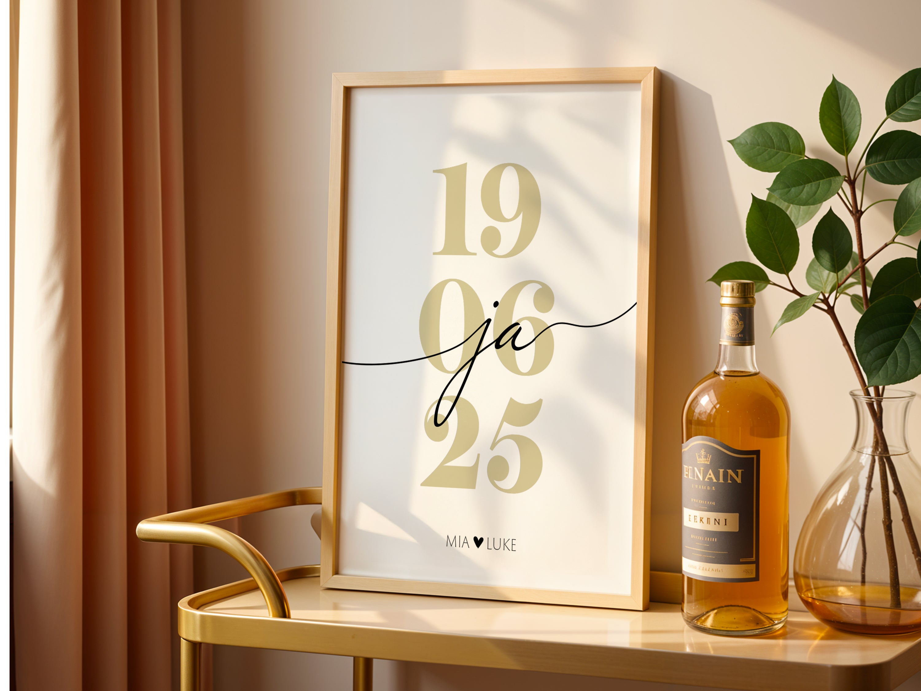 „Ja“ Datum Poster