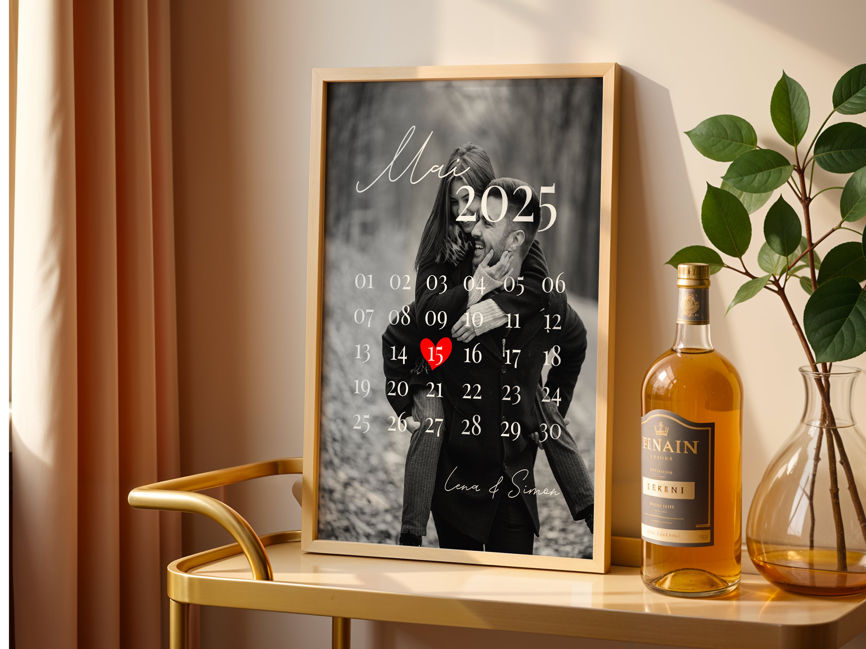 Fotokalender mit Highlight | Datum