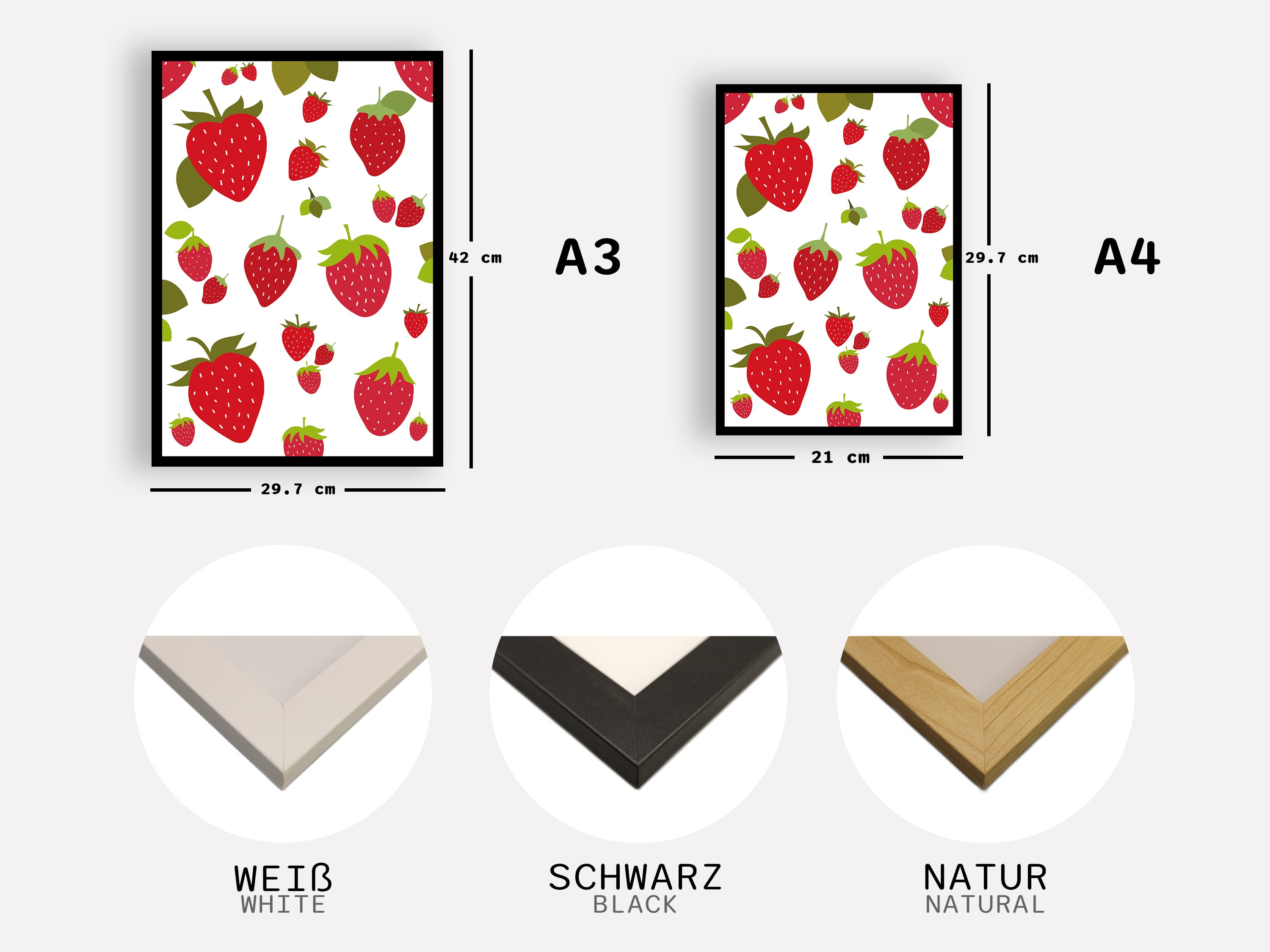 Obst-Wandbild
