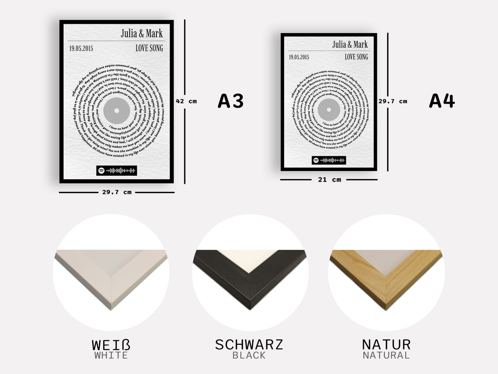 Vinyl-Schallplatten  | Song Poster