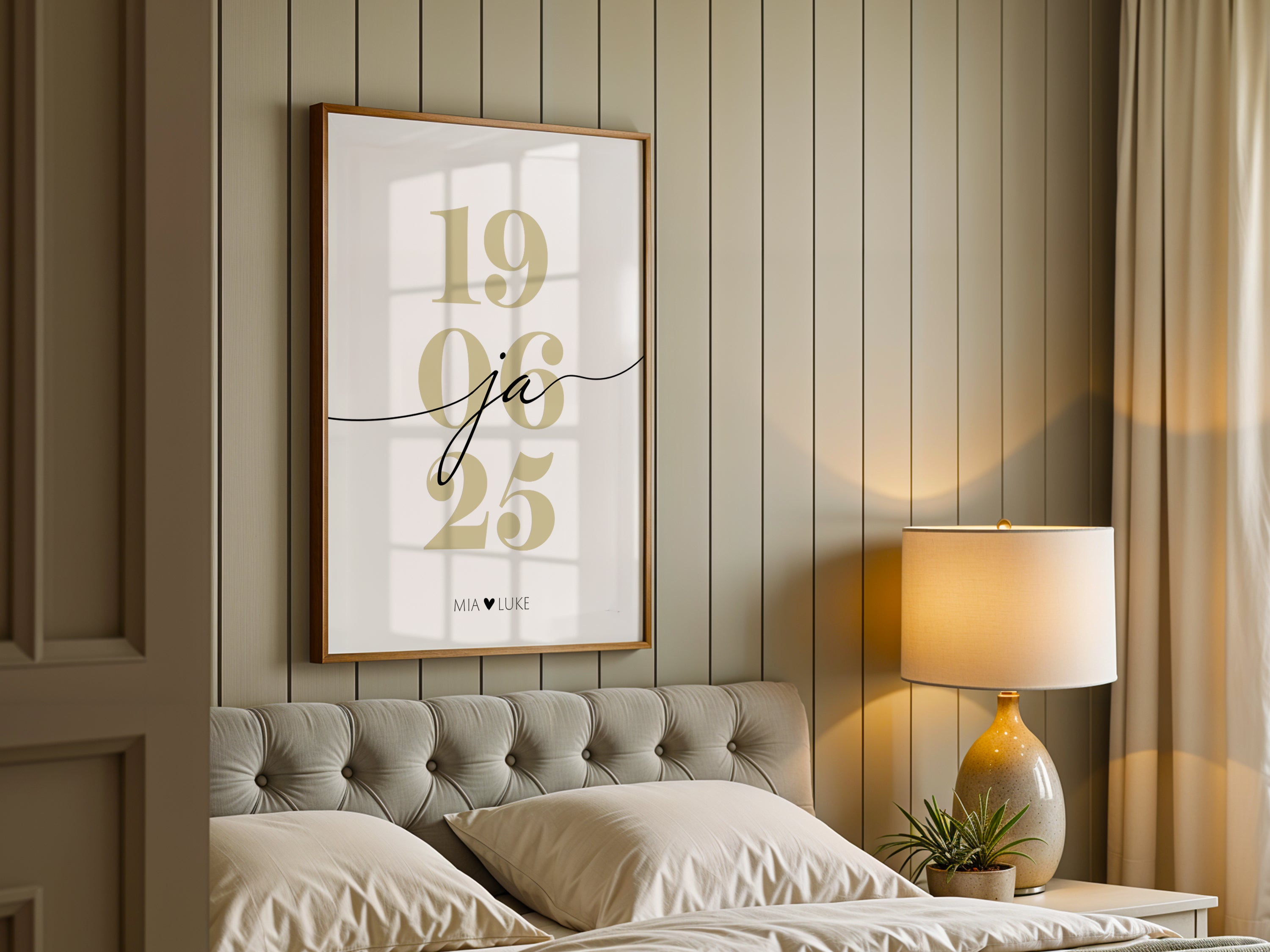 „Ja“ Datum Poster