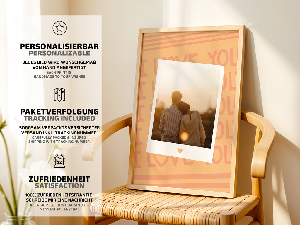 Polaroid Paar Poster