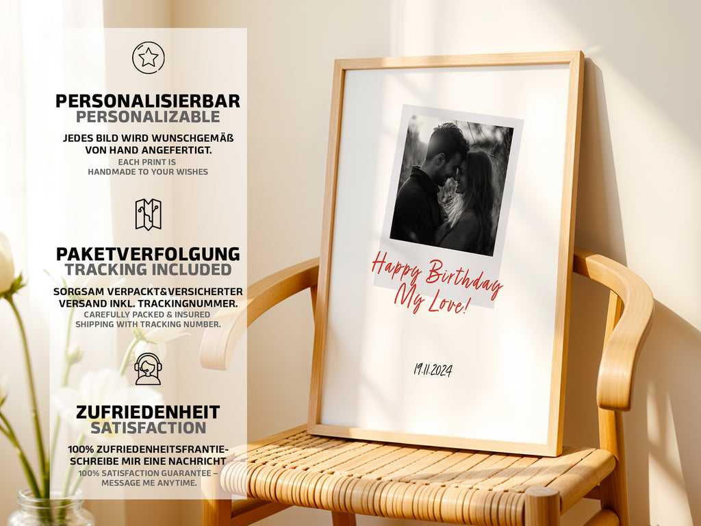Poster mit Liebeszitat