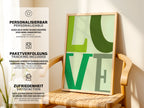 „LOVE“ Typografie Poster