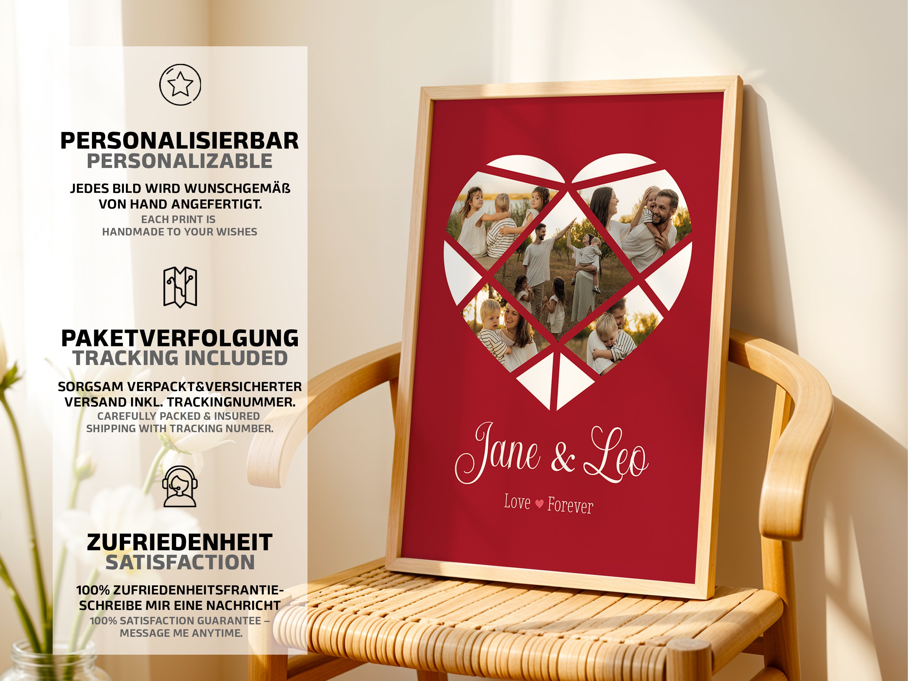 Herz Fotocollage