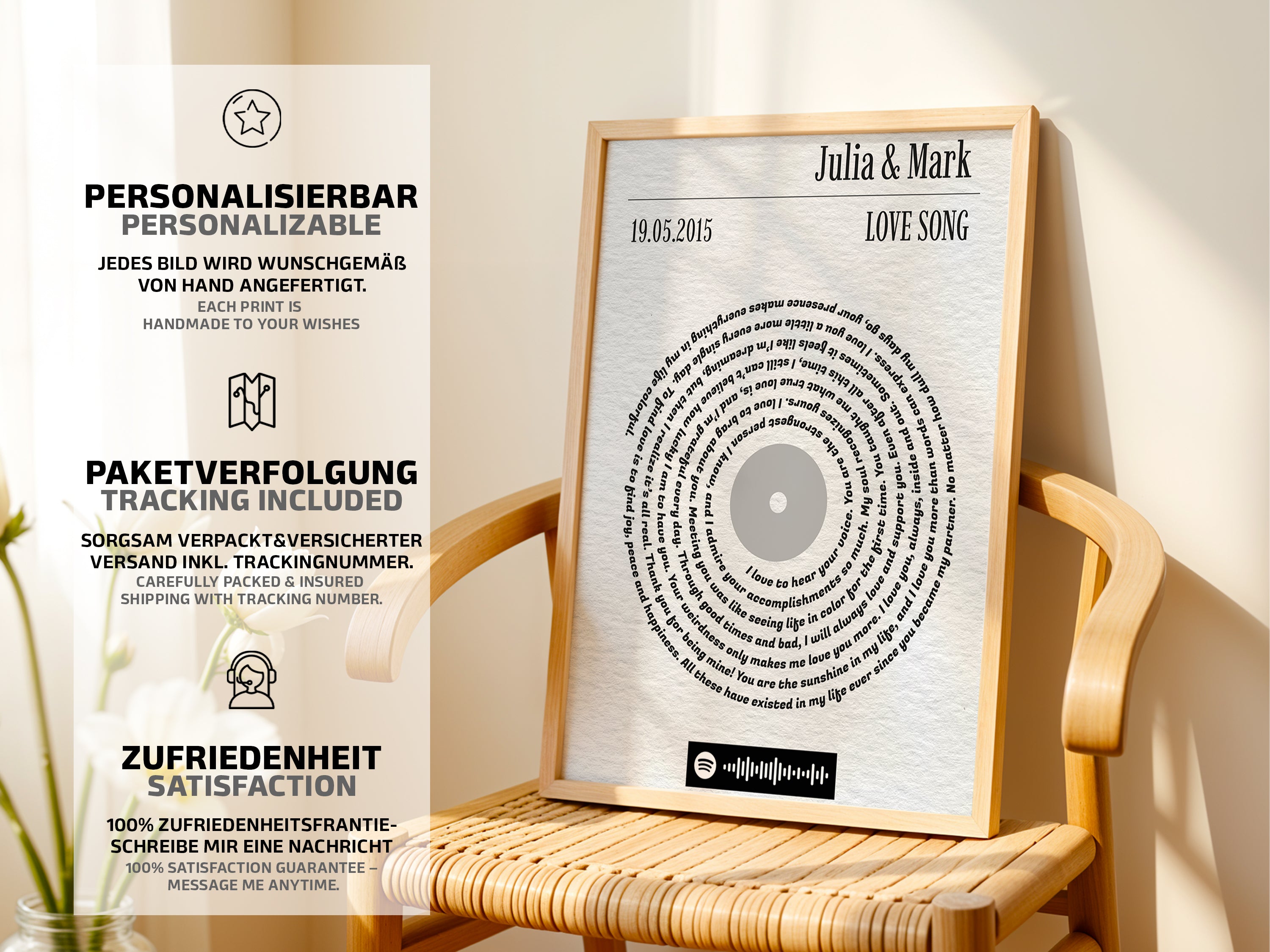 Vinyl-Schallplatten  | Song Poster