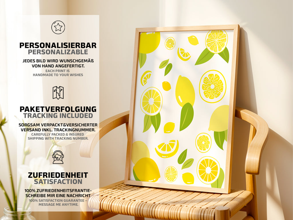 Obst-Wandbild