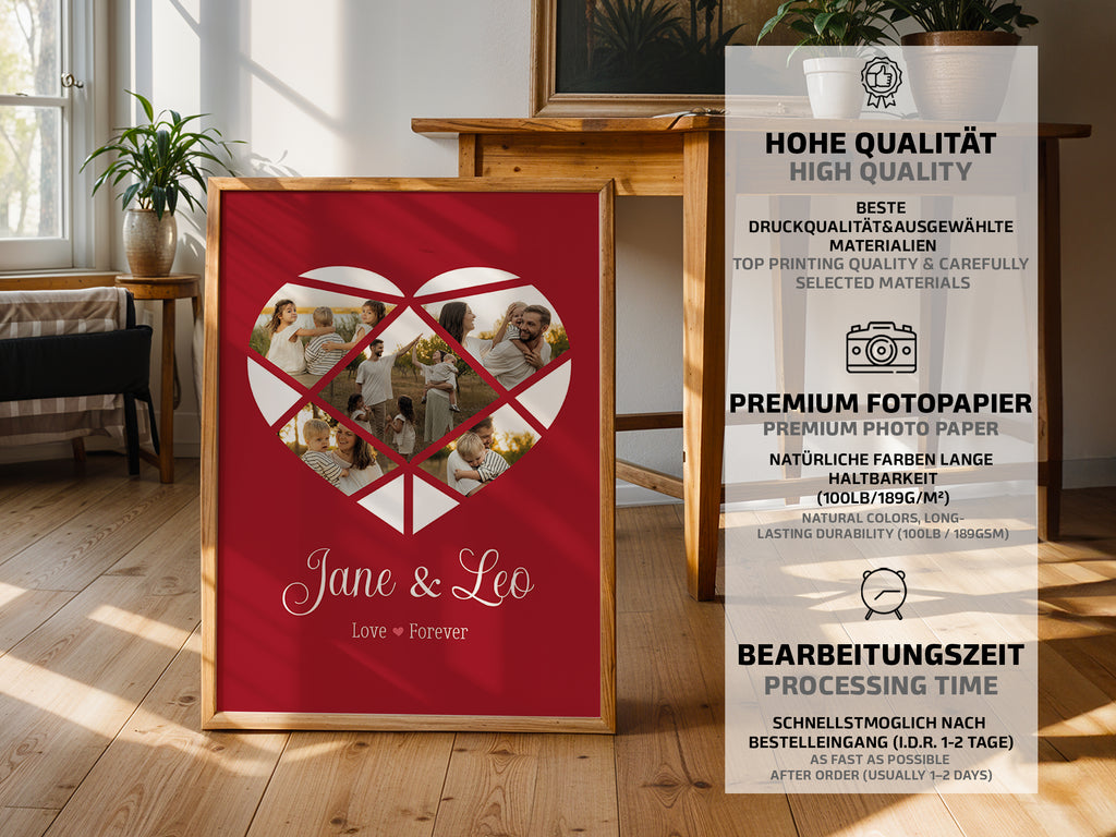 Herz Fotocollage
