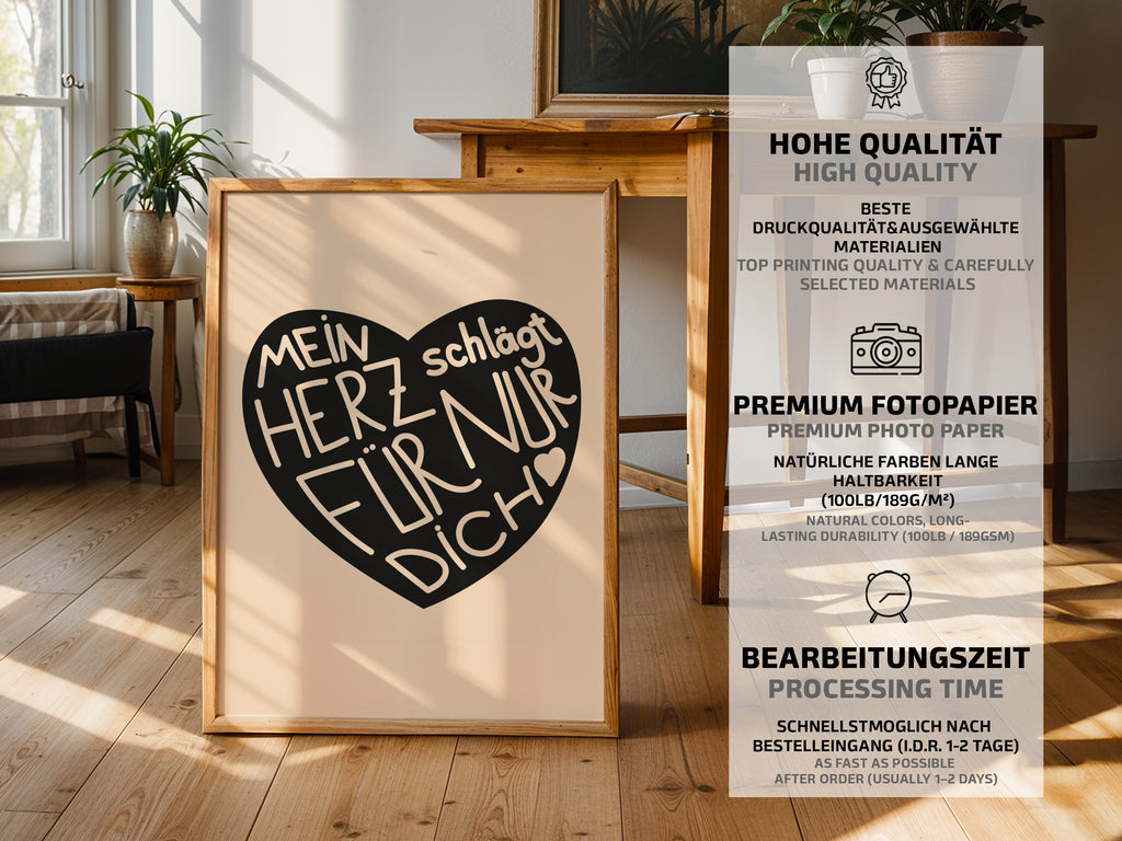 Mein Herz schlägt nur für dich