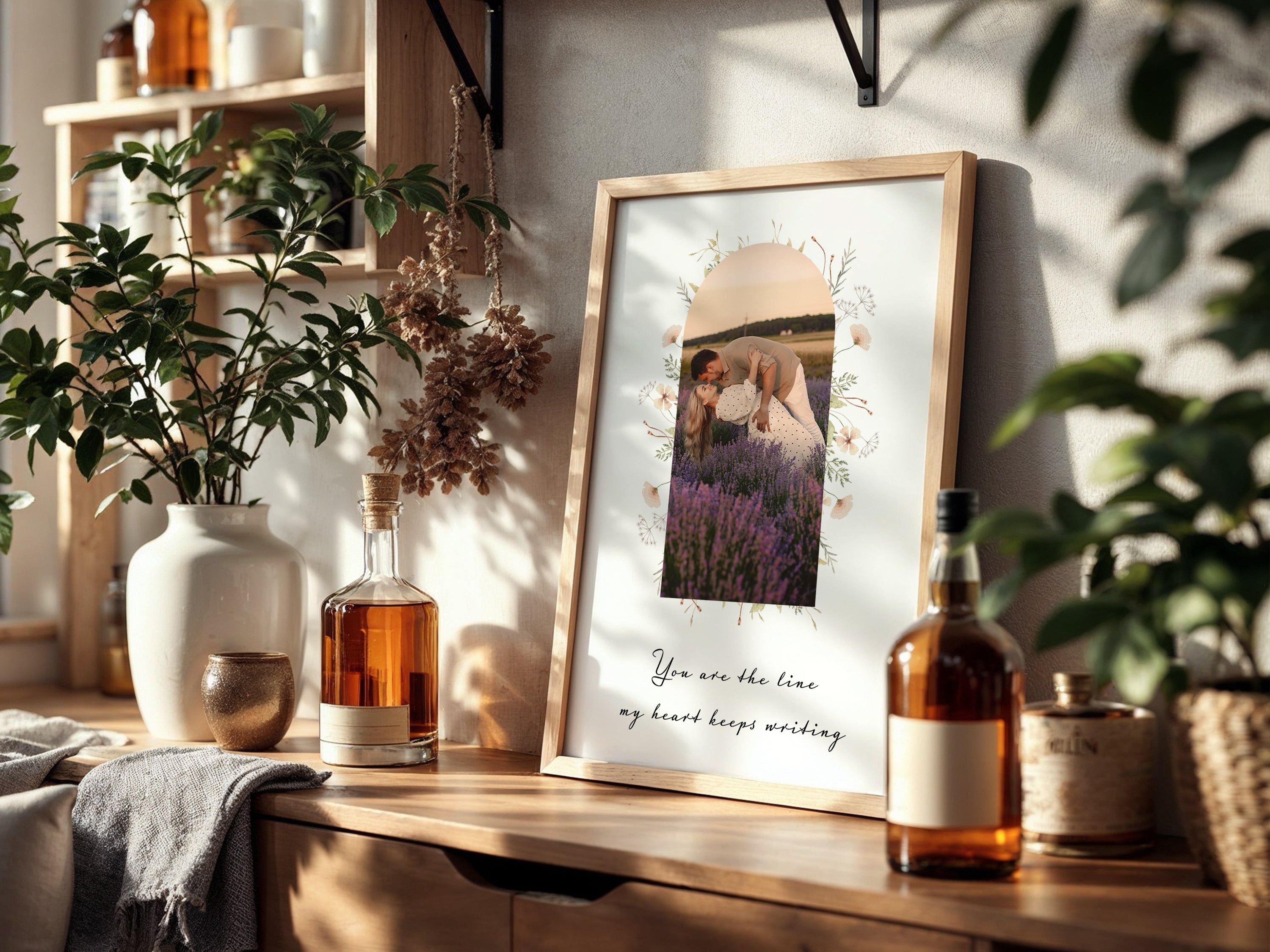 Türposter mit Paarfoto