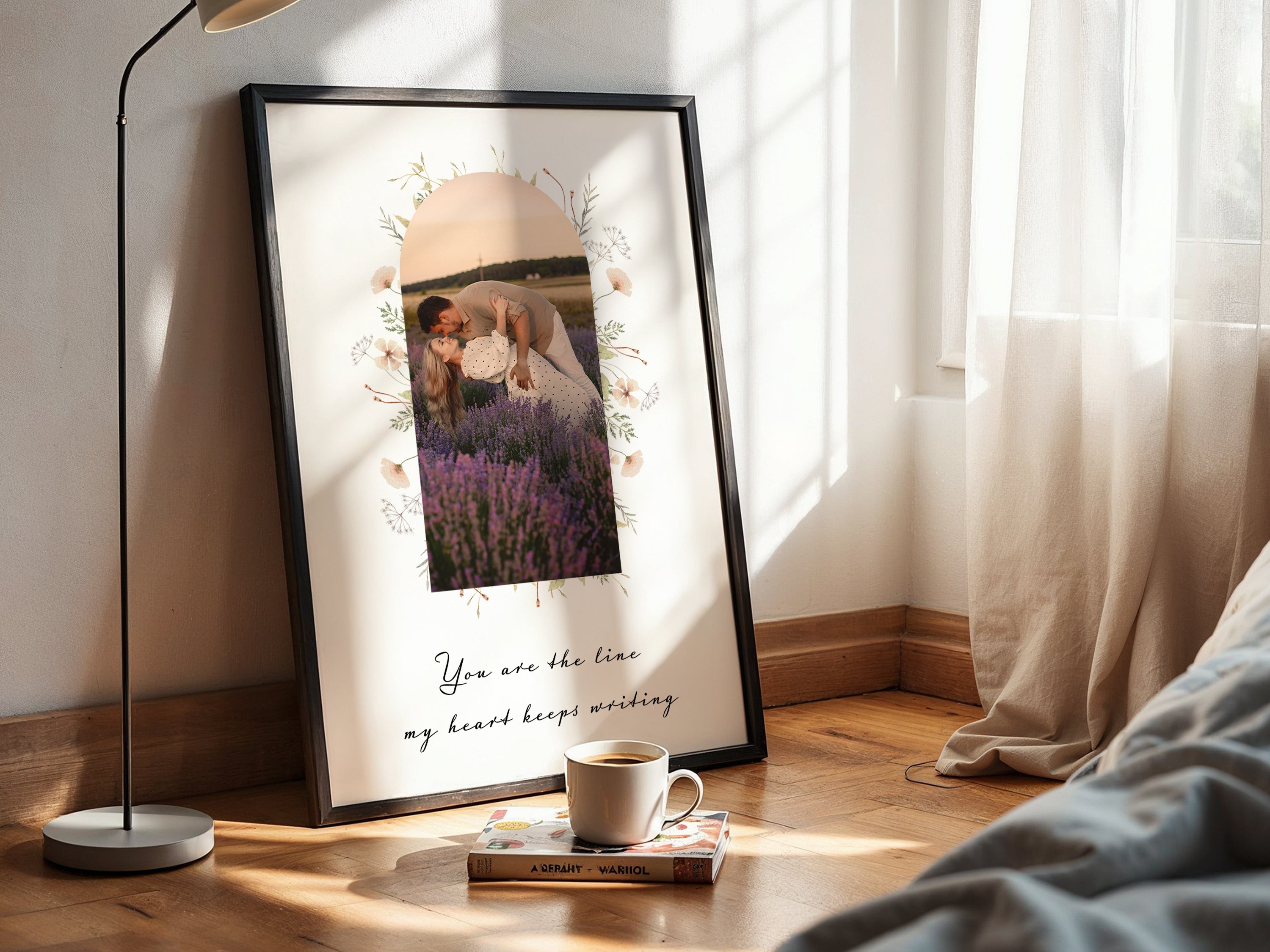 Türposter mit Paarfoto