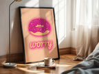 Donut Worry Poster