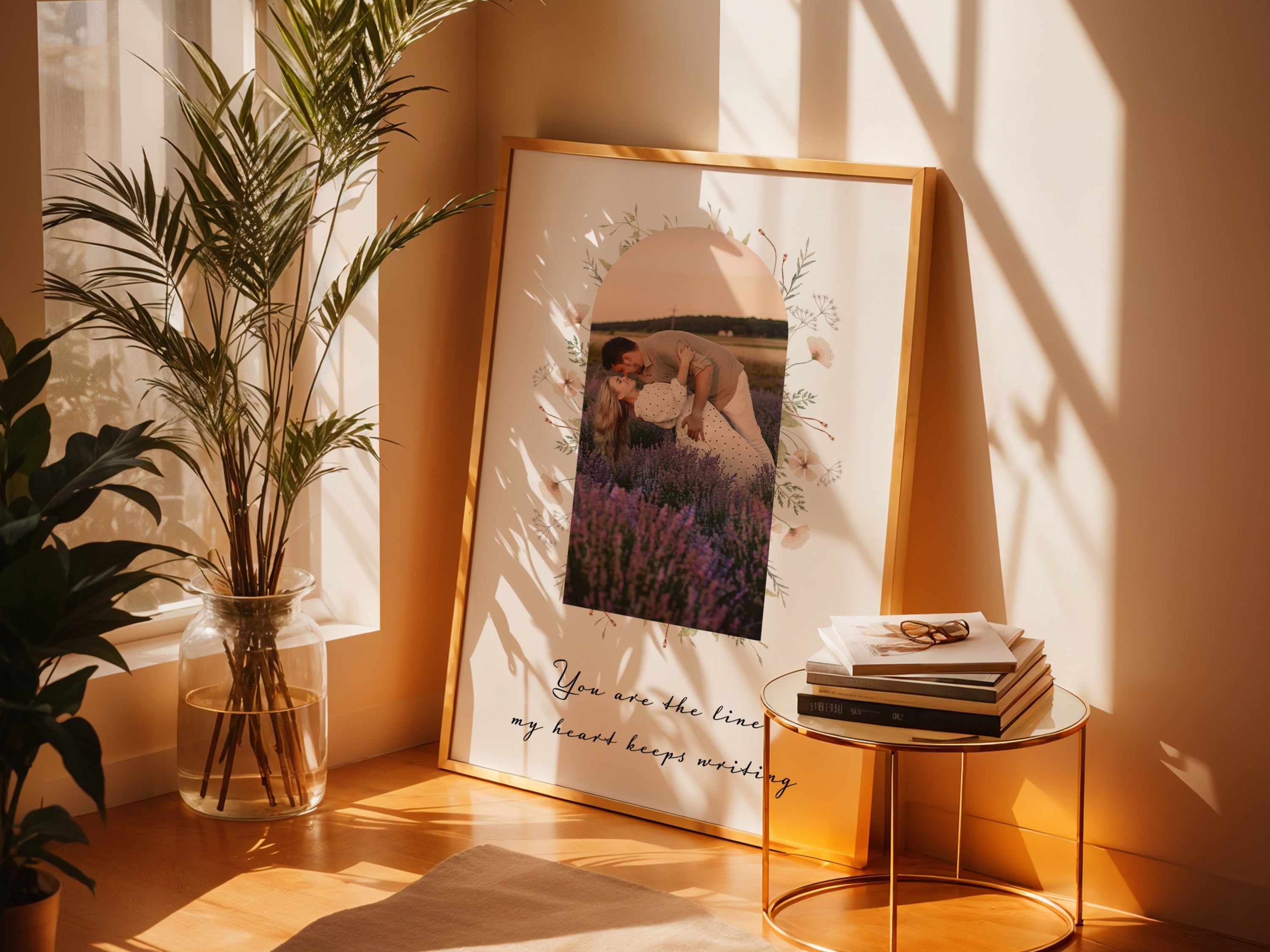 Türposter mit Paarfoto