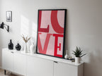 „LOVE“ Typografie Poster