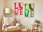 „LOVE“ Typografie Poster
