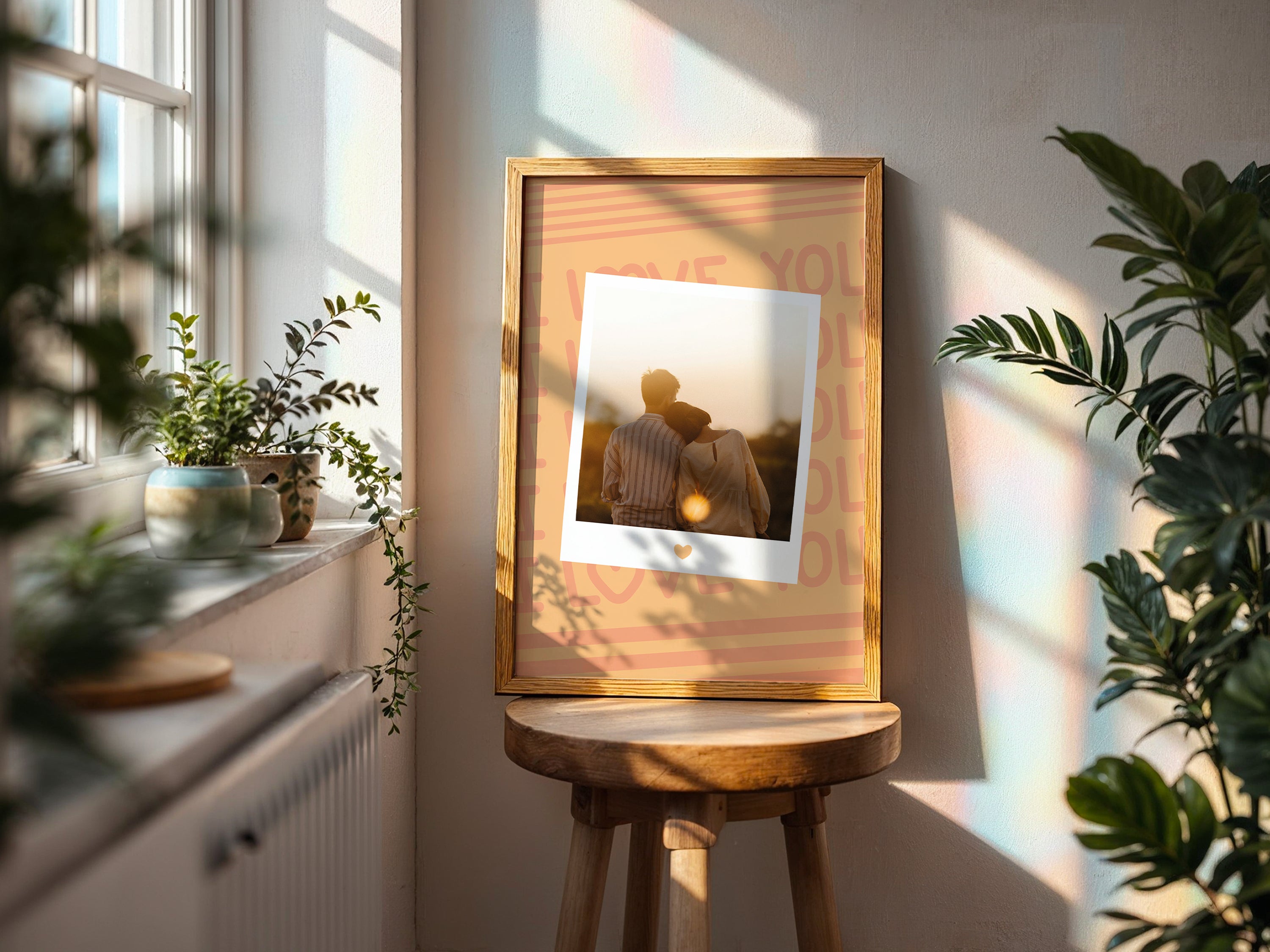 Polaroid Paar Poster