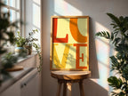 „LOVE“ Typografie Poster