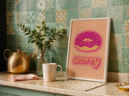 Donut Worry Poster