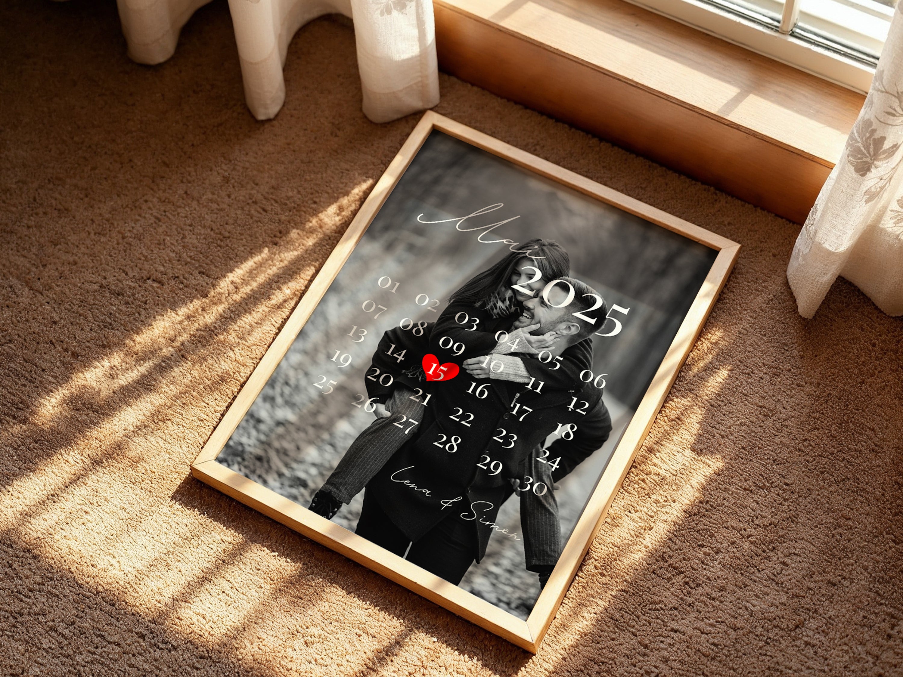 Fotokalender mit Highlight | Datum