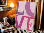 „LOVE“ Typografie Poster