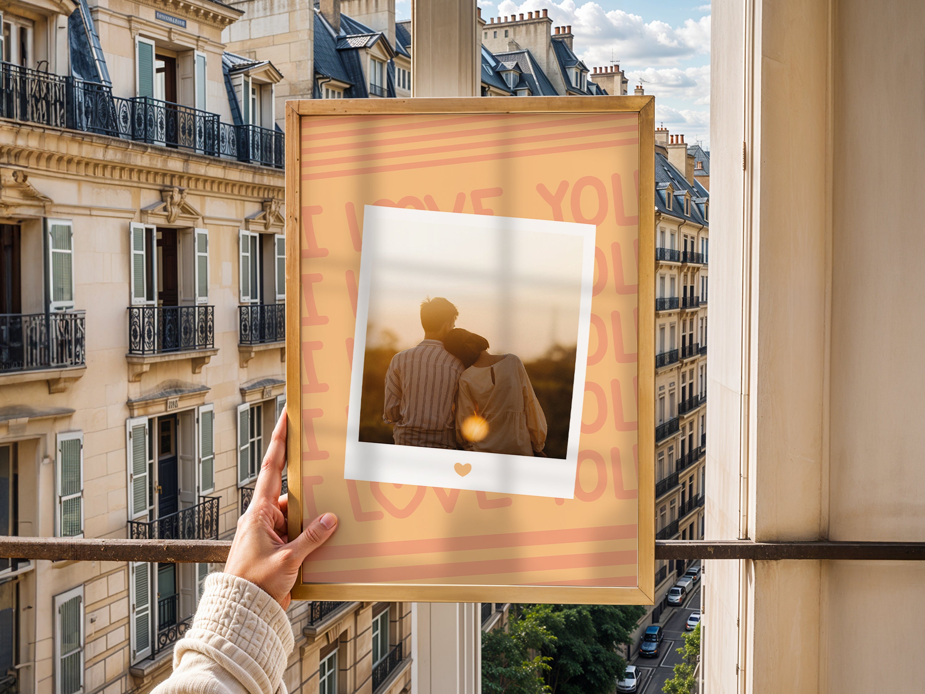 Polaroid Paar Poster