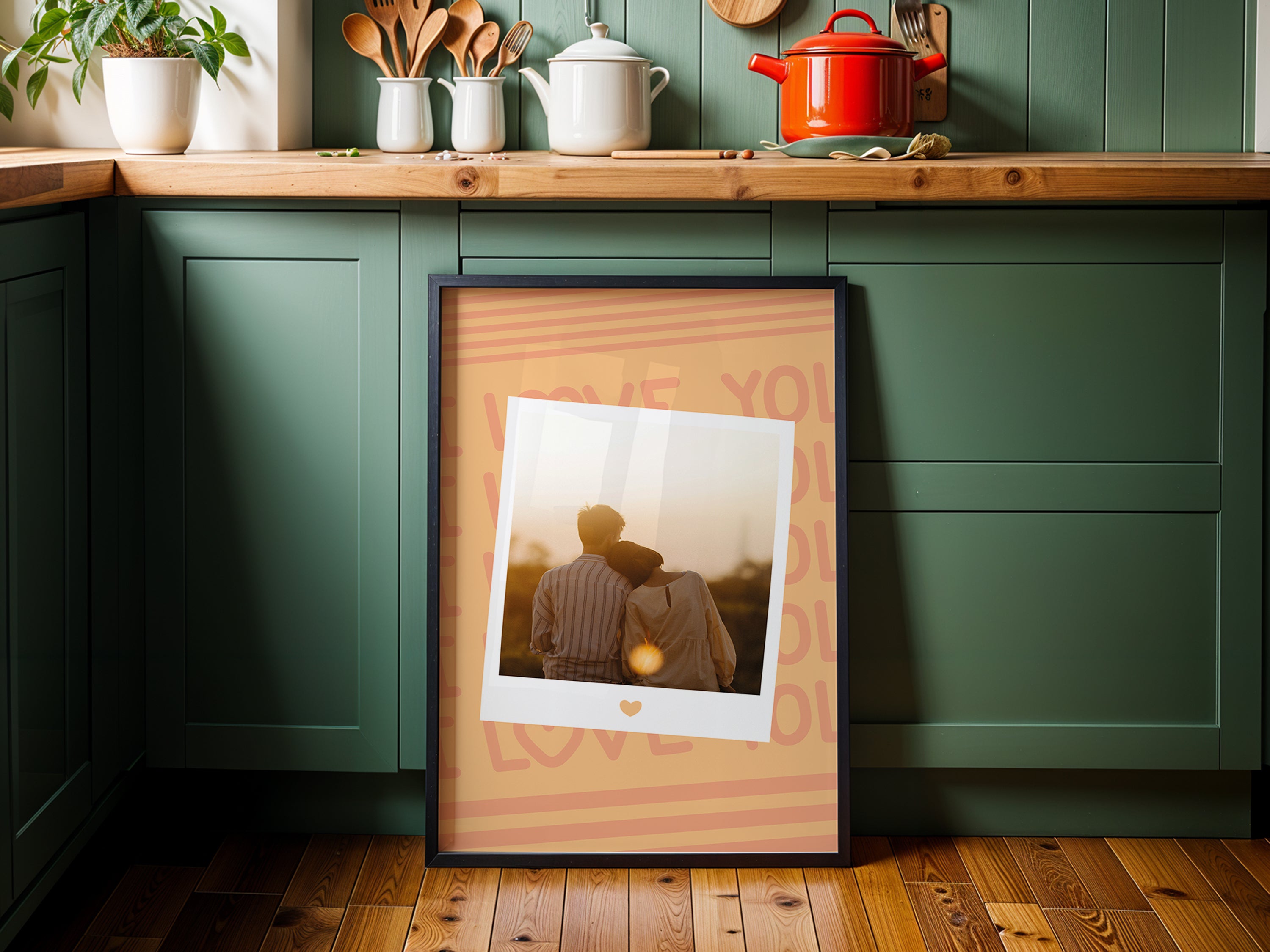 Polaroid Paar Poster