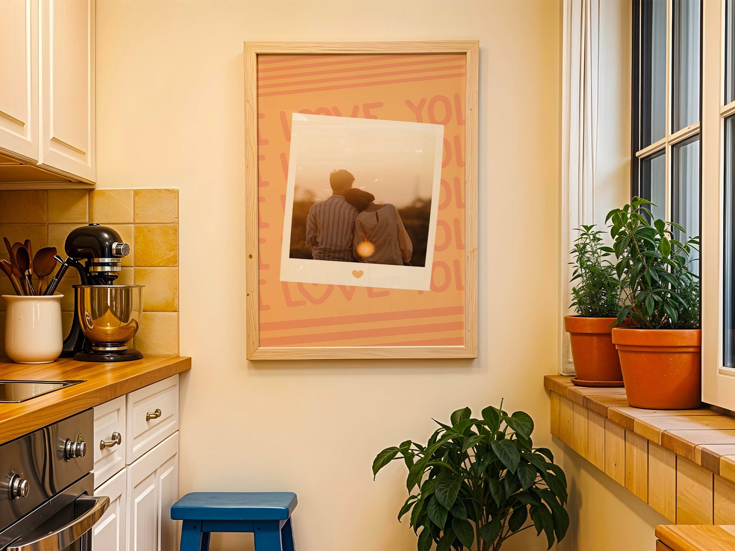 Polaroid Paar Poster